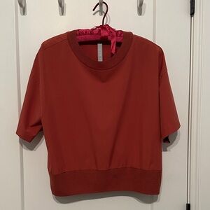 Athleta Terracotta Short Sleeve Tee